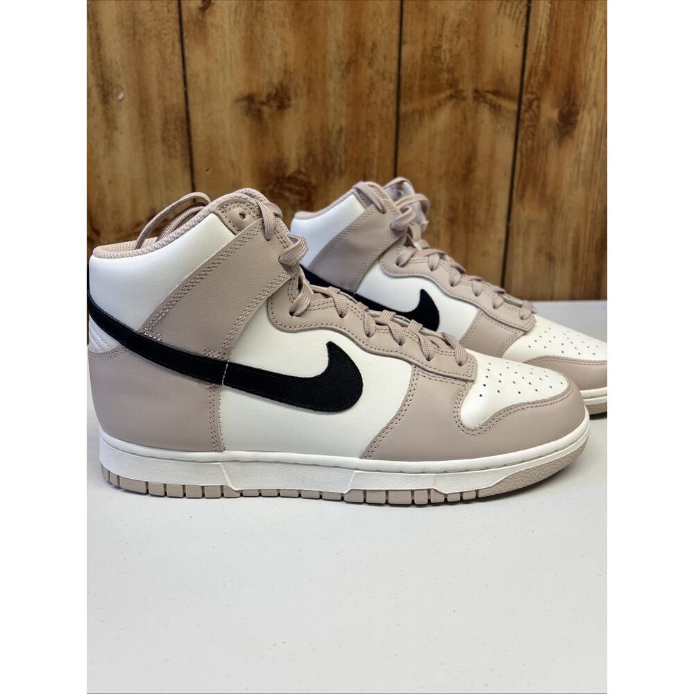NIKE DUNK HIGH FOSSIL STONE DD1869-200 Size 11.5 Women/10 Men Light Pink New